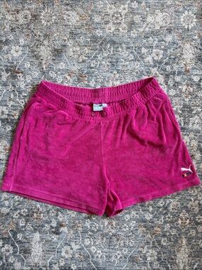 Puma men’s  Magenta Terry Shorts